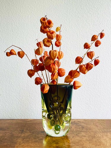 Große glas vase studioglas - ,