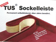 Sockelleisten selbstklebend 6 cm hoch endlos Anfertigung aus jedem Teppichboden