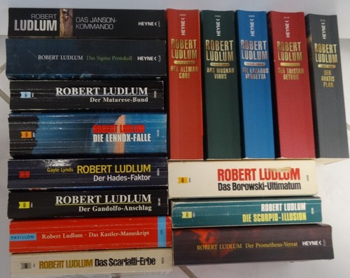 Robert ludlum 16 bücher - **robert,
