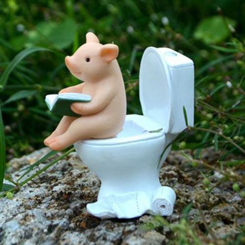 Holz harz schwein figur - holz,