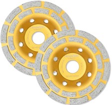 2x Diamant Schleiftopf  125 mm