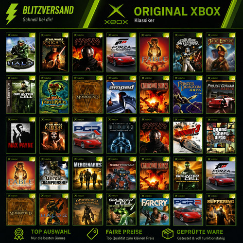 Xbox original classic spiele - xbox,