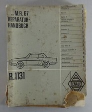 Werkstatthandbuch Renault Floride / Caravelle R.1131 Cabrio + Coupe von 05/1962