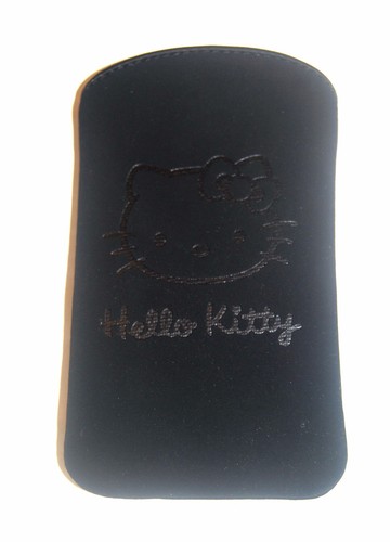 Schwarze soft touch slide - to,
