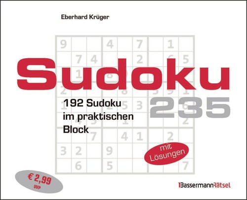 Sudoku 235 eberhard krüger - sudoku, ~