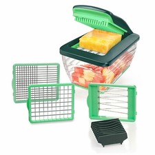 Genius Nicer Dicer Chef S 7tlg Set Gemüseschneider Obstschneider Gemüsehobel