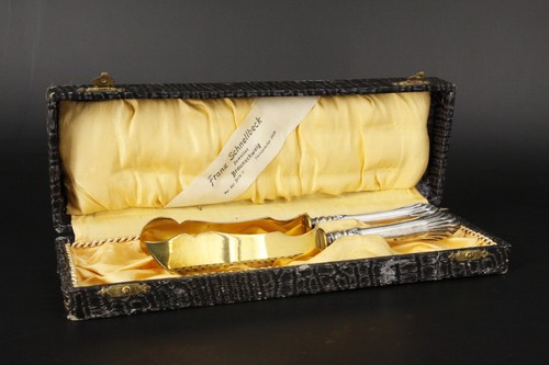 Messerset antik butter und - antik,, butter-