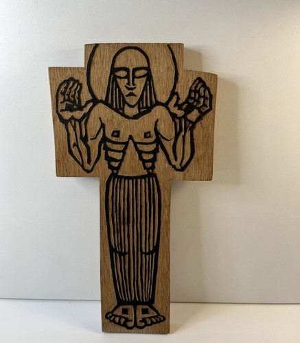 1942 wandkreuz holzrelief - 1942!,