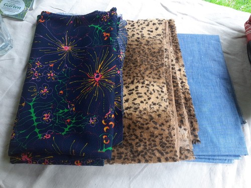 Stoffpaket stoffreste bunt - stoffpaket,