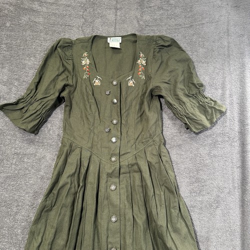 Dirndl trachtenkleid grün - dirndl,