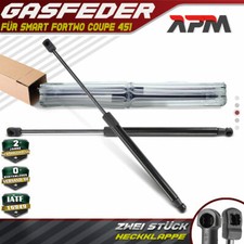 2x Gasfeder Heckklappe Dämpfer 445mm 90N für Smart Fortwo Coupe 451 bj 2007-2014