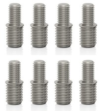 Viablue Gewindeadapter - M6 auf M8 - Edelstahl - 8 Stück - Spike-Befestigung