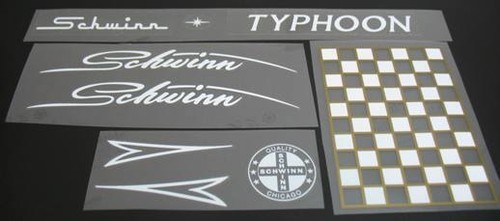 Schwinn typhoon aufkleber set - typhoon,