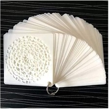 Mandala Schablonen Set, Dotting, Wiederverwendbar, 48 Stück, DIY Dekor, Holz,...