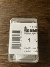 Sommerfeldt 684 N Scheren-Stromabnehmer rot Doppelschleifstück Paar  OVP #56