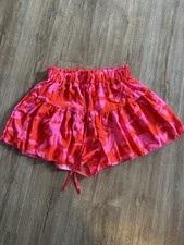 Rosa Roter Hosen Rock Shein Größe L