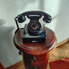 Tischtelefon Bakelit-W48 Post schwarz Firma Reiner Superzustand