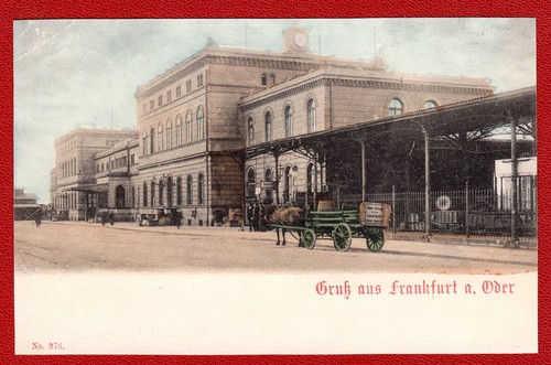 Alte farbig frankfurt oder - ak, frankfurt/oder