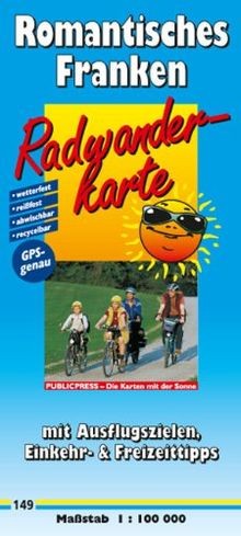 Radwanderkarte romantisches - radwanderkarte,
