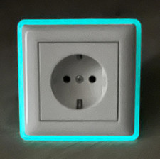 4 x im Dunkeln leuchtende