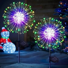 4Stk LED Solar Gartenfackel