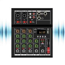 Studio Audio Mixer 4 Kanal Reverb Professional für black