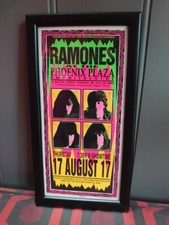 Ramones Concert Poster Framed