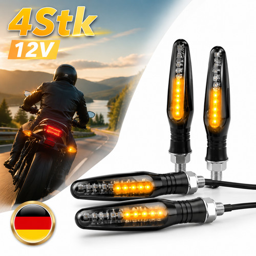 Motorrad blinker 4stk leds - motorrad,