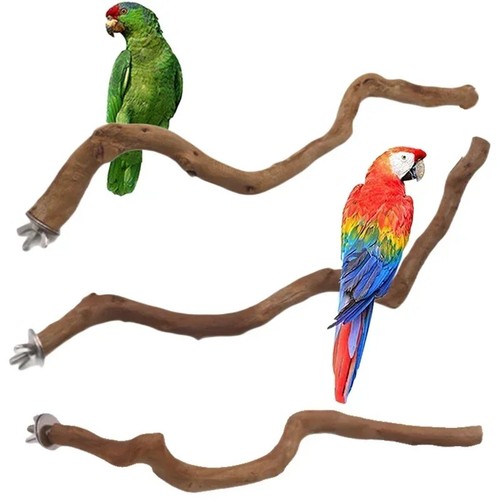 Natürlicher holz vogel barsch - natürlicher,