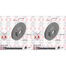 2x ZIMMERMANN BREMSSCHEIBEN