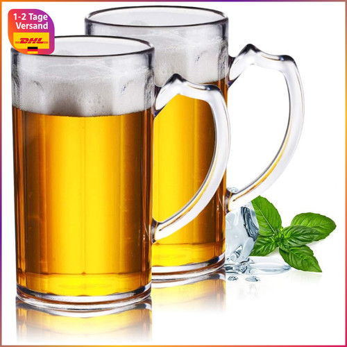 Bierkrug halber liter mit - halber,