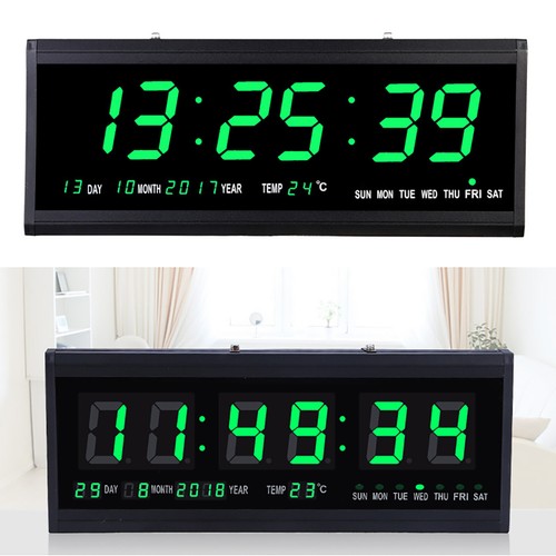 Led digital wanduhr mit - mit, zeit