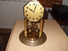 alte Drehpendeluhr (Jahresuhr) mechanisch für Bastler
