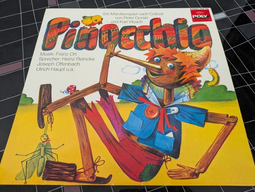 Vinyl hörspiel pinocchio - lp,