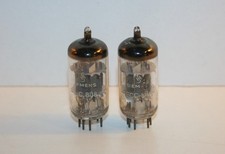 SIEMENS "ECC 808" /pair vacuum tube /top test on TV-7D tube tester, near matched