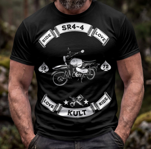Ddr moped shirt - moped, habicht