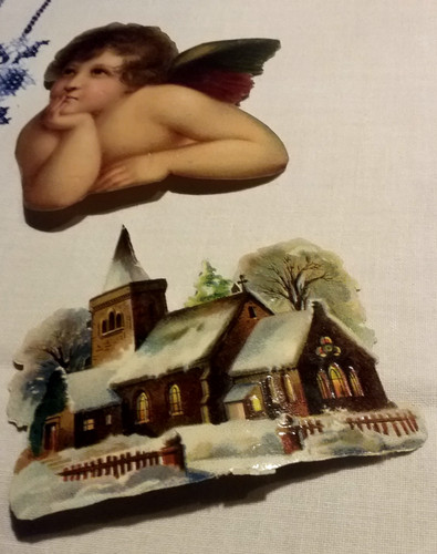 Alte oblaten glanzbilder - alte,