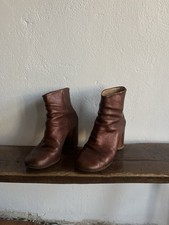 MAISON MARTIN MARGIELA Stiefel in kupfer, Größe 39, gebraucht