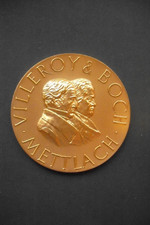 Villeroy und Boch, Mettlach, Verdienstmedaille 1982 für 40 jährige treue Dienste