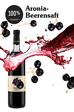 6 Flaschen Aronia-Direktsaft Muttersaft  Aroniabeere Aroniasaft