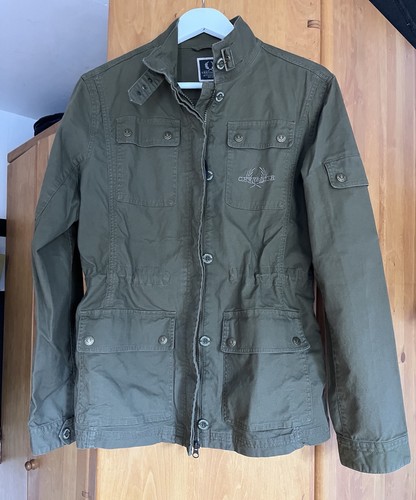 Damen arbeitsjacke canvas - bw,