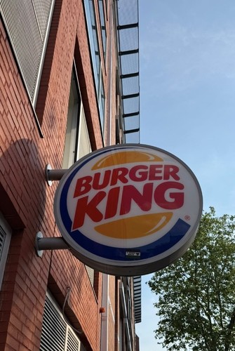 Burger king logo 122cm - burger, logo,