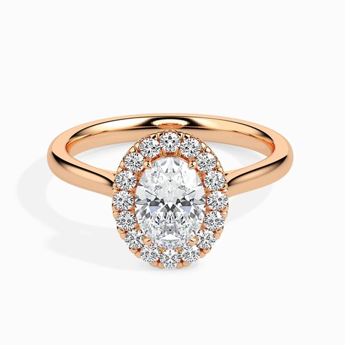 Karat rotgold kt ovaler - kt,
