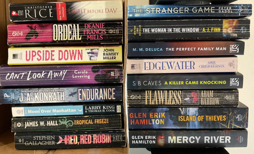 Thrillers lot glen f - pb, of