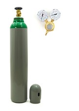 Gasflasche +Reduzierer Reines 4.8 Argon (100%) Schweißgas 8 Liter WIG MIG 150bar