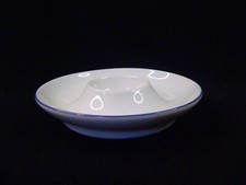 Arzberg 1382 blue Colour blaues Band Eierbecher mit Ablage Ø 12 cm