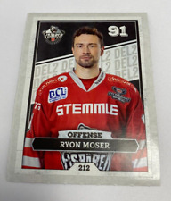 Ryon Moser #212 Sticker DEL2 Eisbären Regensburg Saison 24/25