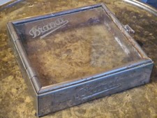 alter Brandt Zwieback Aufsatz Blechdosen Rahmen Tante Emma Vitrine Schaukasten