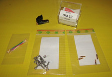 Original Ortofon Nadel 10 mit OM Tonkopfträger+Headshell-Kabel+Schrauben, neu !