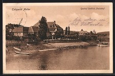 Paulsdorf / Talsperre Malter, Gasthof Seeblick, Ansichtskarte 1930 